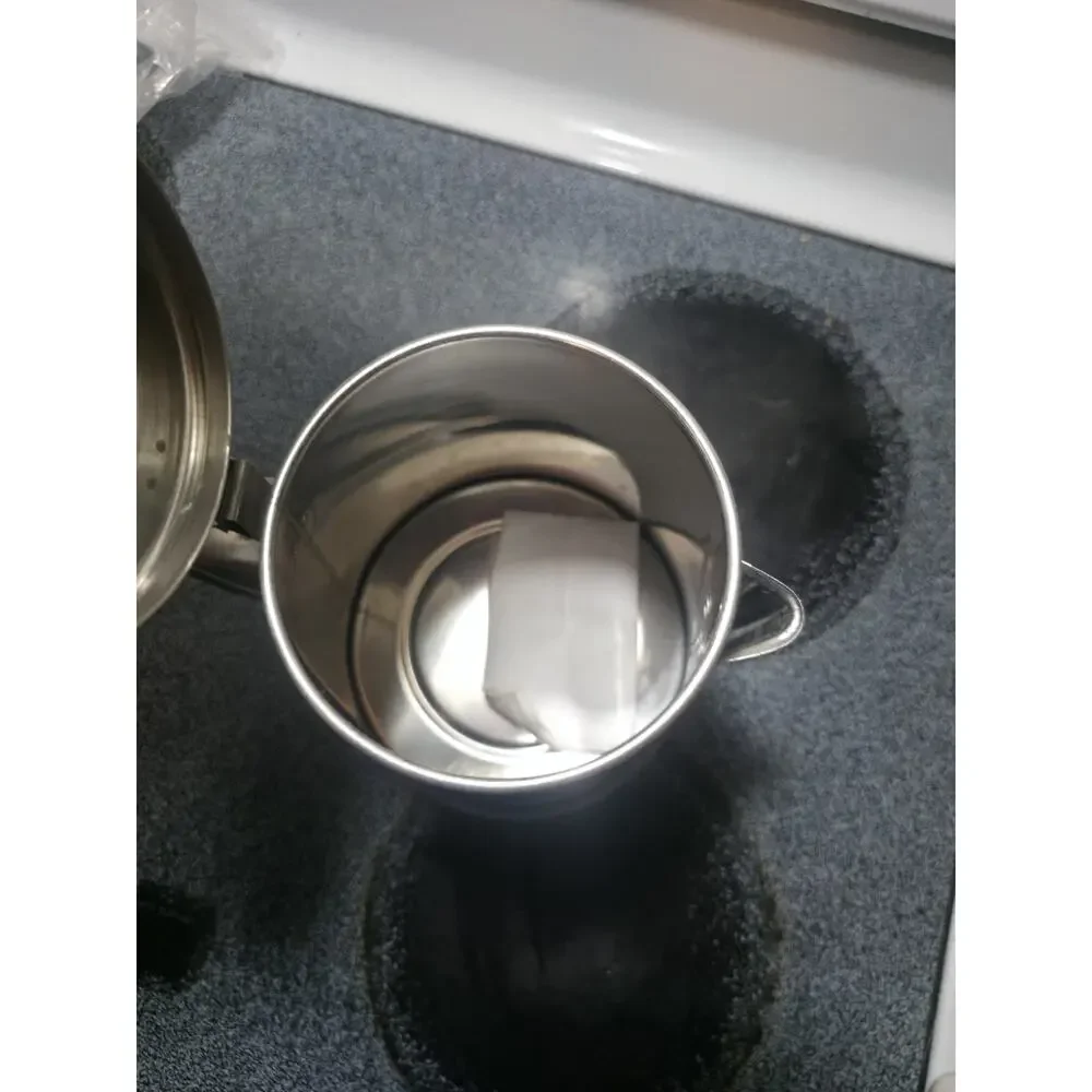 Vtg Style Aluminum Stovetop Coffee Percolator Pot 9 Cup Camp Cowboy Coffee Maker